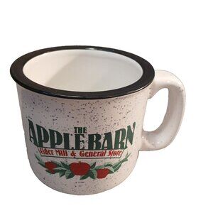 The Applebarn Cider Mill & General Store Coffee Mug Camp Speckled Style Black